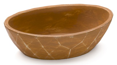 Box DIAMOND BASIC 001 - PATINA, okrová, lak mat