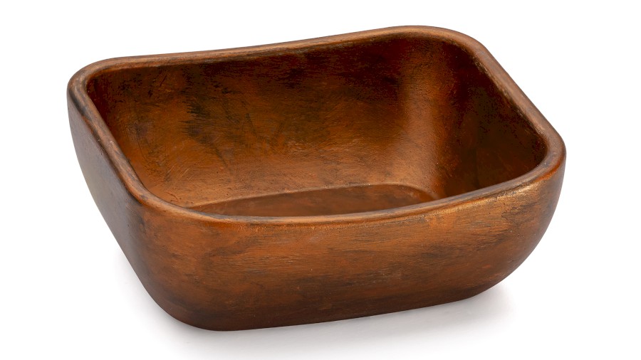 Box VIRGO BASIC 001 - AGED METAL, měděná a černá, lak mat