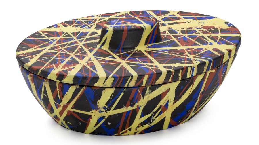 Box s víkem DIAMOND BASIC 001 - PUNK, černá, lak mat