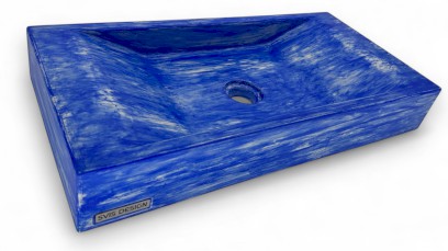 Umyvadlo 60 cm SIRIUS BASIC - THRILL, modrá, lak mat