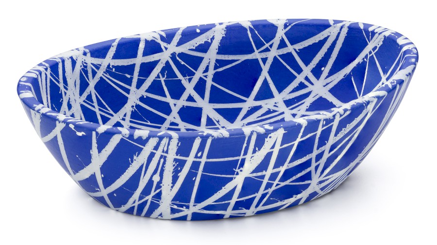 Box ORION BASIC 001 - PUNK, modrá a bílá, lak mat