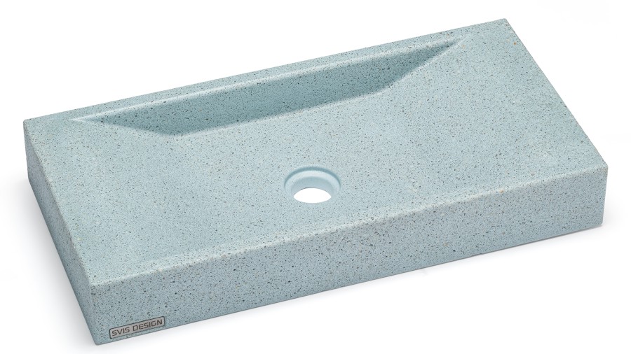 12489-umyvadlo_sirius_hardcore_verylightcobaltblue_01 Umyvadlo 60 cm SIRIUS HARDCORE - velmi světlá kobaltově modrá, bez dekoru, lak mat