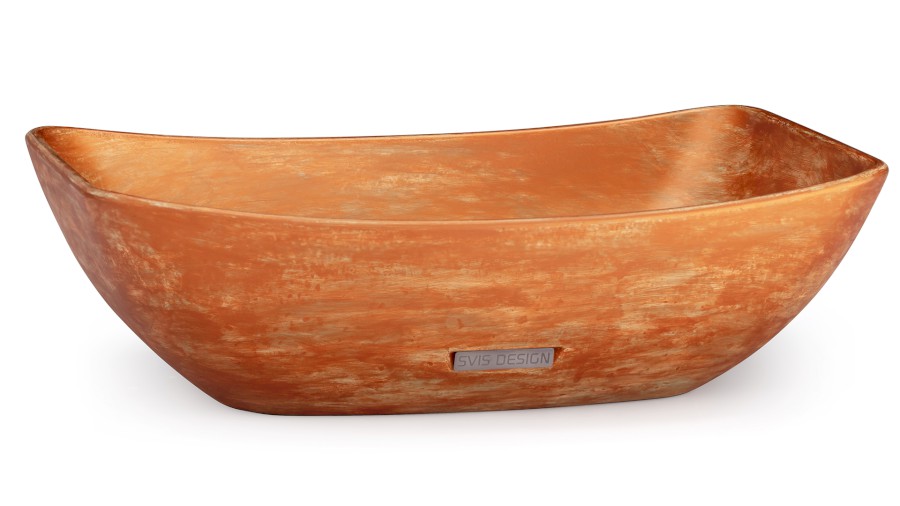 Umyvadlo 50 cm VIRGO BASIC - AGED METAL, měděná a zelená, lak mat