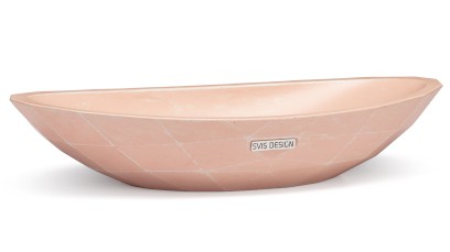 Umyvadlo 60 cm DIAMOND BASIC - PATINA, růžová, lak mat