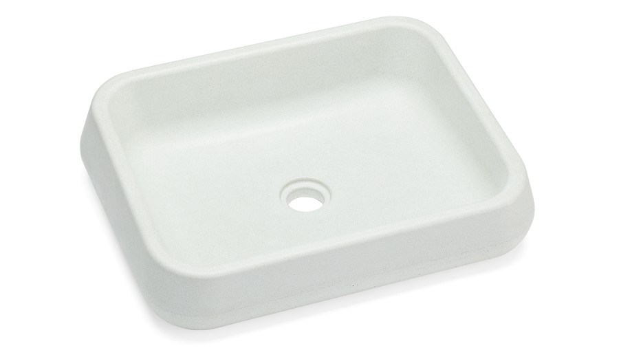 Umyvadlo 50 cm PERSEUS BASIC - natural, bez dekoru, lak mat