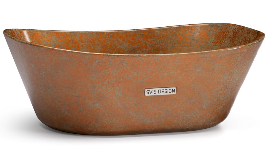 12298-umyvadlo_libra_basic_smokedmetal_copperandgreen_01 Umyvadlo 50 cm LIBRA BASIC - SMOKED METAL měděná a zelená, lak polomatný