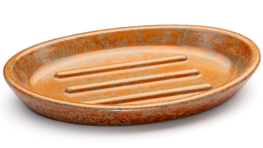 Mýdlenka 15 cm ORION BASIC - SMOKED METAL, měděná a zelená, lak polomatný