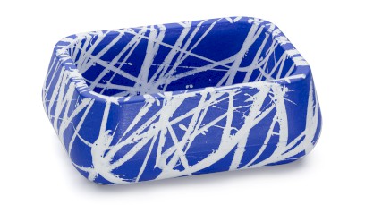 Box PERSEUS BASIC 001 - PUNK, modrá a bílá, lak mat