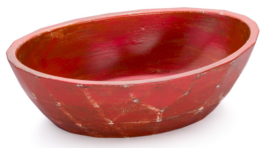 Box DIAMOND BASIC 001 - AGED METAL, metalická červená a měděná, lak polomatný