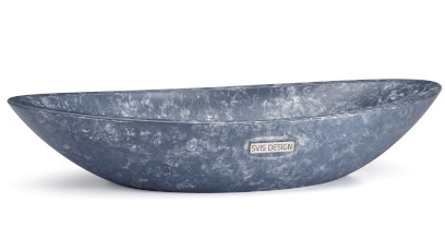 Umyvadlo 60 cm ORION BASIC - FINGER PAINTING, modrošedá, lak mat