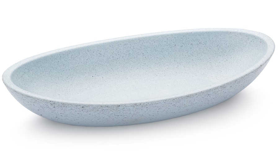 Miska 19 cm ORION BASIC - velmi světlá kobaltově modrá, bez dekoru, lak mat