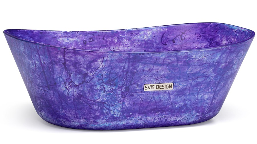 12339-umyvadlo_libra_basic_fantasia_violetandblue_02 Umyvadlo 50 cm LIBRA BASIC - FANTASIA fialová a modrá, lak mat