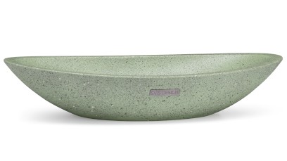 Umyvadlo 60 cm ORION HARDCORE - světlá zelená, bez dekoru, lak mat