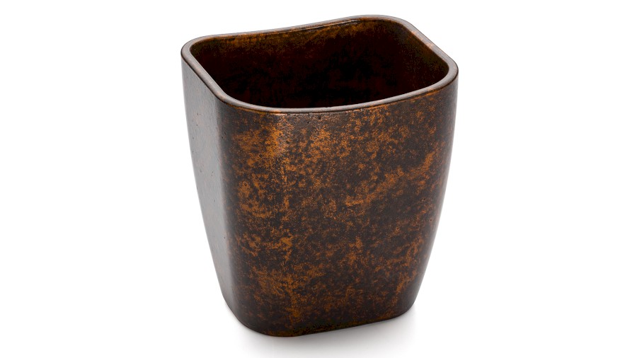 Kelímek VIRGO BASIC - SMOKED METAL, měděná a černá, lak polomatný