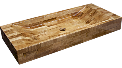 Umyvadlo SIRIUS 90 cm DUB lak matný natural