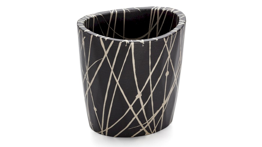 Kelímek DIAMOND BASIC - PUNK, černá a champagne, lak polomatný