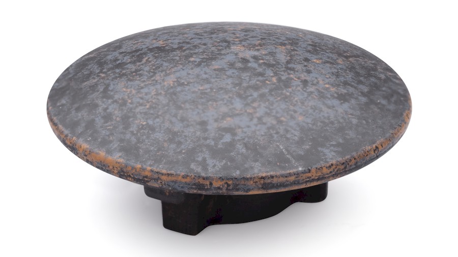 Vkládací krytka výpusti 65 mm - DARK STONE, modrá, okrová a černá, lak mat