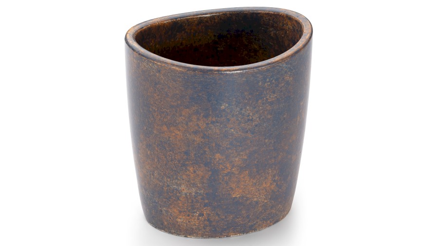 Kelímek ORION BASIC - GRANITE, modrošedá a okrová, lak polomatný