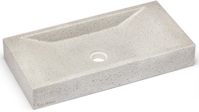 Umyvadlo 60 cm SIRIUS HARDCORE - natural, bez dekoru, lak mat