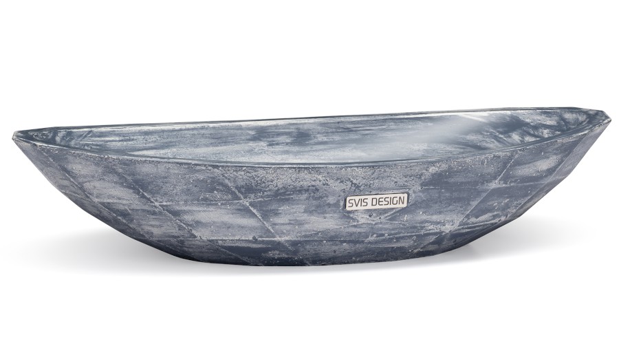 11108-umyvadlo_diamond_basic_patina_bluegrey_02 Umyvadlo 60 cm DIAMOND BASIC - PATINA, modrošedá, lak mat