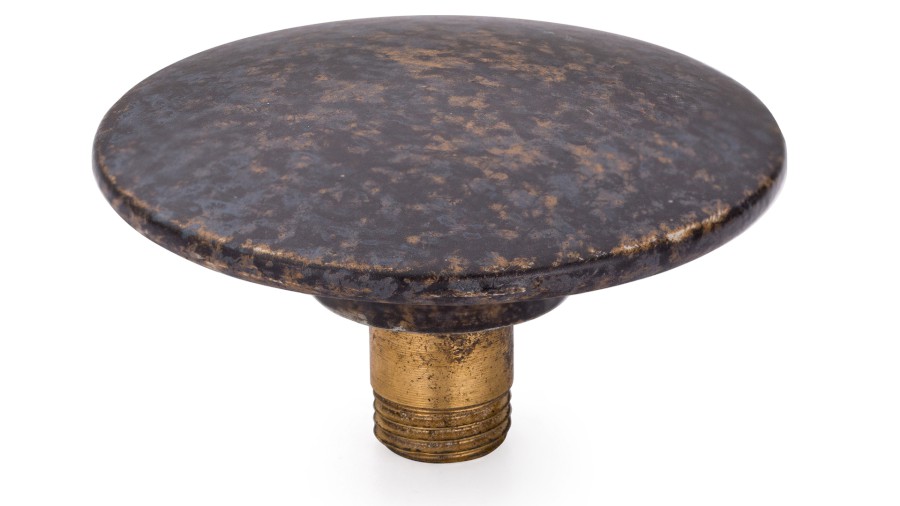 Šroubovací krytka výpusti 65 mm - DARK STONE, modrá, okrová a černá, lak mat