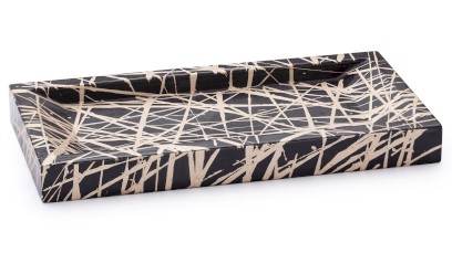 Miska 20,5 cm SIRIUS BASIC - PUNK, černá a champagne, lak polomatný