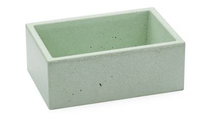 Box SIRIUS BASIC 001 - světlá zelená, bez dekoru, lak mat