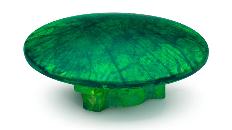 Vkládací krytka výpusti 65 mm - HURRICANE, zelená, lak mat