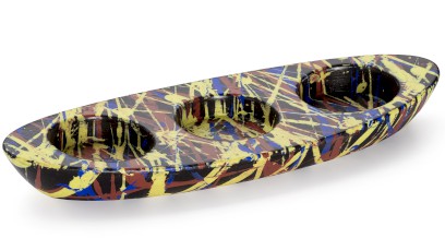 Svícen ORION BASIC na 3 svíčky - PUNK, černá, lak mat