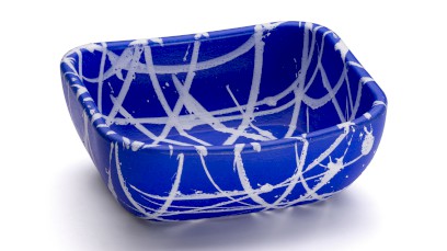 Box VIRGO BASIC 001 - PUNK, modrá a bílá, lak mat