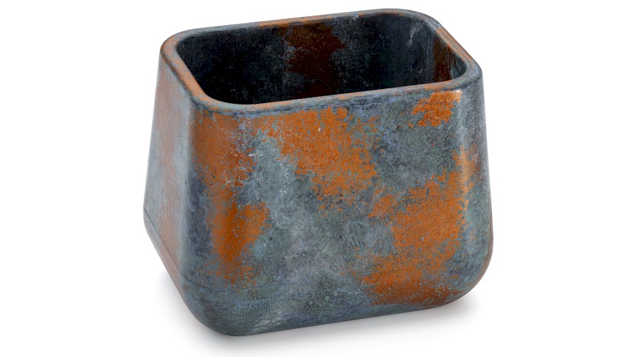 Kelímek PERSEUS BASIC - ALCHEMY, modrá, černá a měděná, lak polomatný