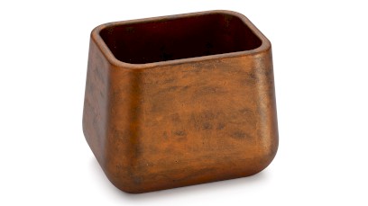 Kelímek PERSEUS BASIC - AGED METAL, měděná a černá, lak mat