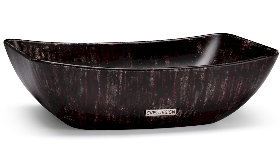 13655-umyvadlo_virgo_basic_blacksmith_blackandred_01 Umyvadlo 50 cm VIRGO BASIC - BLACKSMITH, černá a červená, lak mat