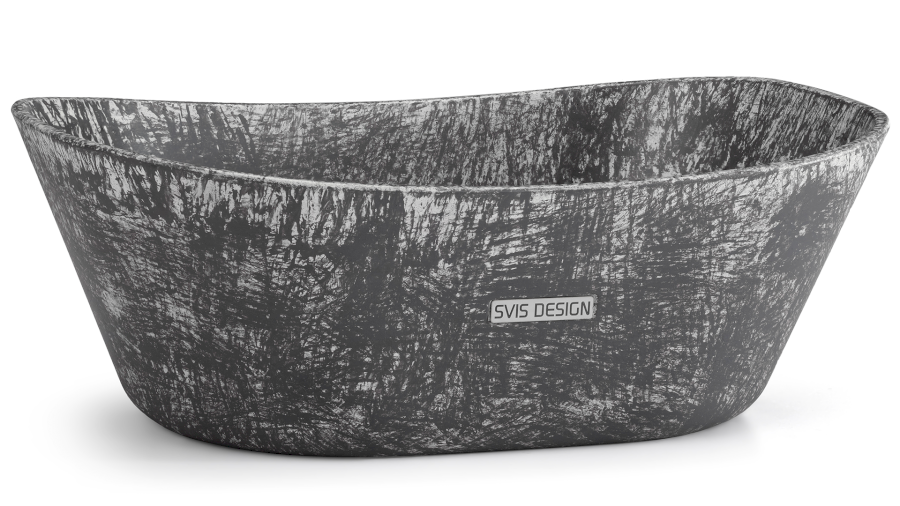 Umyvadlo 50 cm LIBRA BASIC - STONE šedá, lak mat