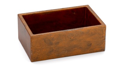 Box SIRIUS BASIC 001 - AGED METAL, měděná a černá, lak mat