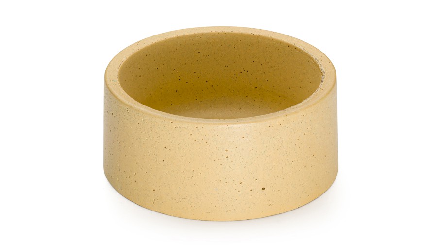 Box COLUMBA BASIC 001 - tmavá žlutá, bez dekoru, lak mat