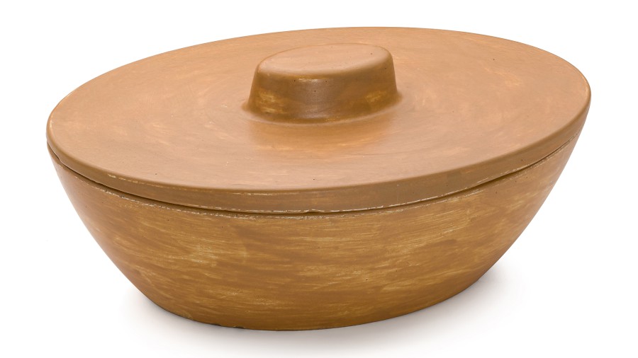 Box s víkem ORION BASIC 001 - PATINA, okrová, lak mat