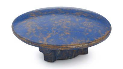 Vkládací krytka výpusti 65 mm - GRANITE, modrá a okrová, lak polomatný