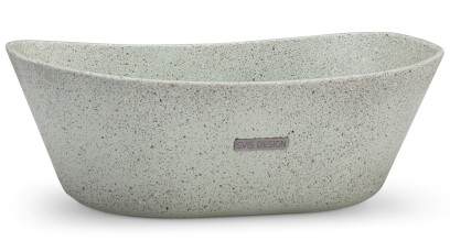 Umyvadlo 50 cm LIBRA HARDCORE - světlá zelená, bez dekoru, lak mat