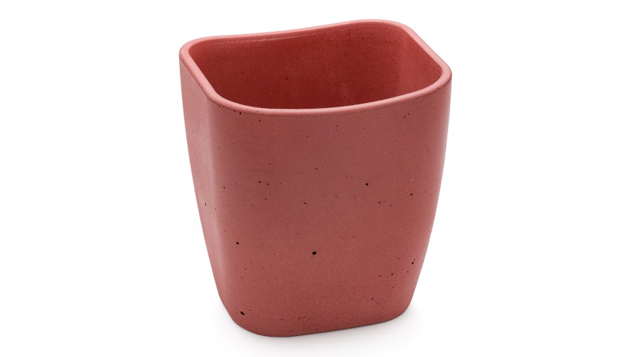 Kelímek VIRGO BASIC - cihlově červená bez dekoru, lak mat