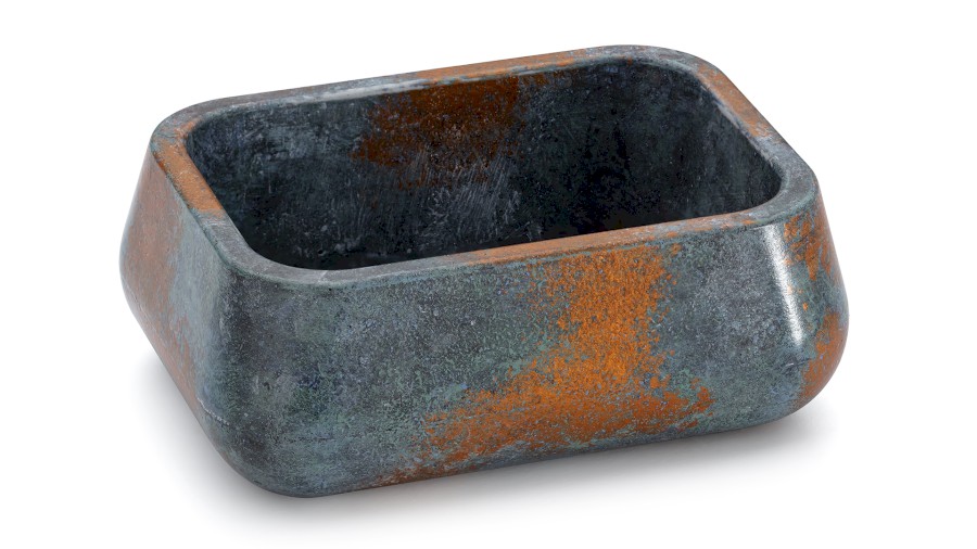 Box PERSEUS BASIC 001 - ALCHEMY, modrá, černá a měděná, lak polomatný