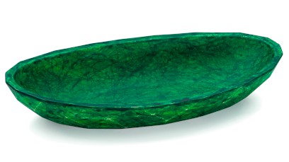 Miska 19 cm DIAMOND BASIC - HURRICANE zelená, lak mat