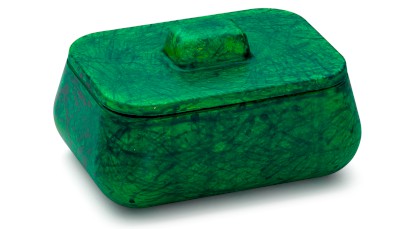 Box s víkem PERSEUS BASIC 001 - HURRICANE, zelená, lak mat