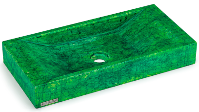 Umyvadlo 60 cm SIRIUS BASIC - HURRICANE, zelená, lak mat