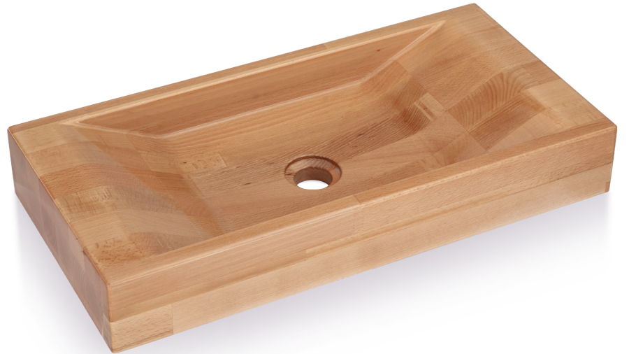 Umyvadlo SIRIUS 60 cm BUK lak matný natural