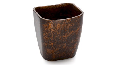 Kelímek VIRGO BASIC - SMOKED METAL, měděná a černá, lak polomatný