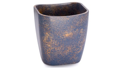 Kelímek VIRGO BASIC - GRANITE, modrošedá a okrová, lak polomatný