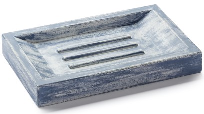 Mýdlenka 15 cm SIRIUS BASIC - PATINA, modrošedá, lak mat