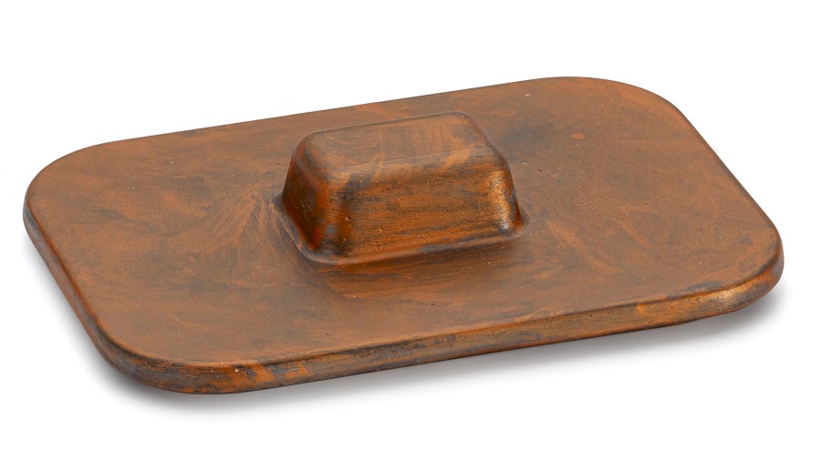 Víko PERSEUS BASIC 001 - AGED METAL, měděná a černá, lak mat