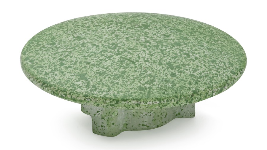 Vkládací krytka výpusti 65 mm - SPLASH, zelená, lak mat